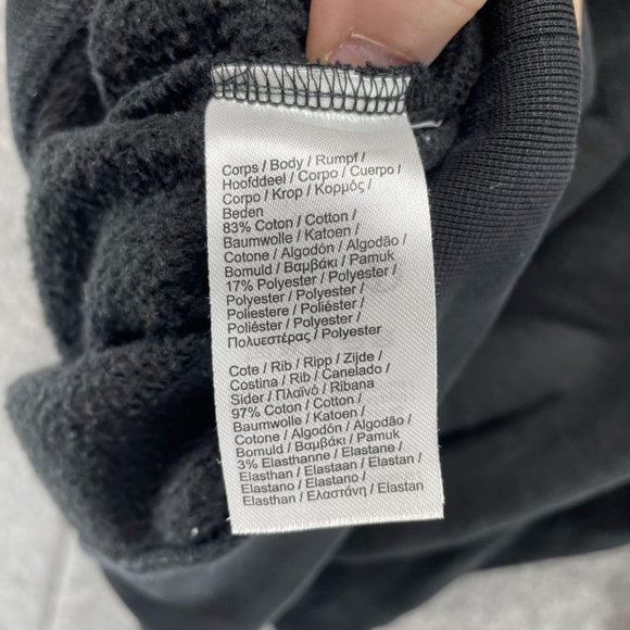 Lacoste Sweater Men's Large Adult Black Green Long Sleeve Crewneck Outdoors - Picture 10 of 11